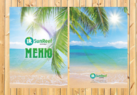 Меню для ресторана SunReef, г. Сочи