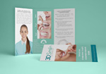 Дизайн и разработка рекламного буклета А4 для стоматологической производственной компании 3D SMILE