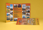 Дизайн и разработка рекламного буклета А4 для строительной компании ИМПЕРИАЛ - аренда и продажа стрительной техники